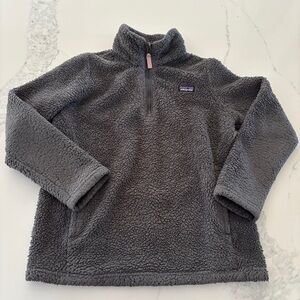 Patagonia Kids' Los Gatos Grey Fleece Pullover